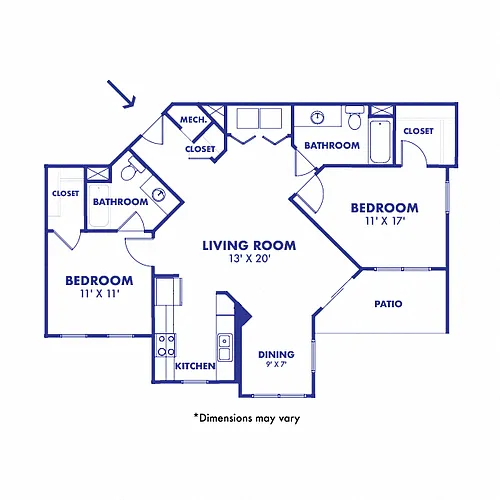 Floor plan B1-2