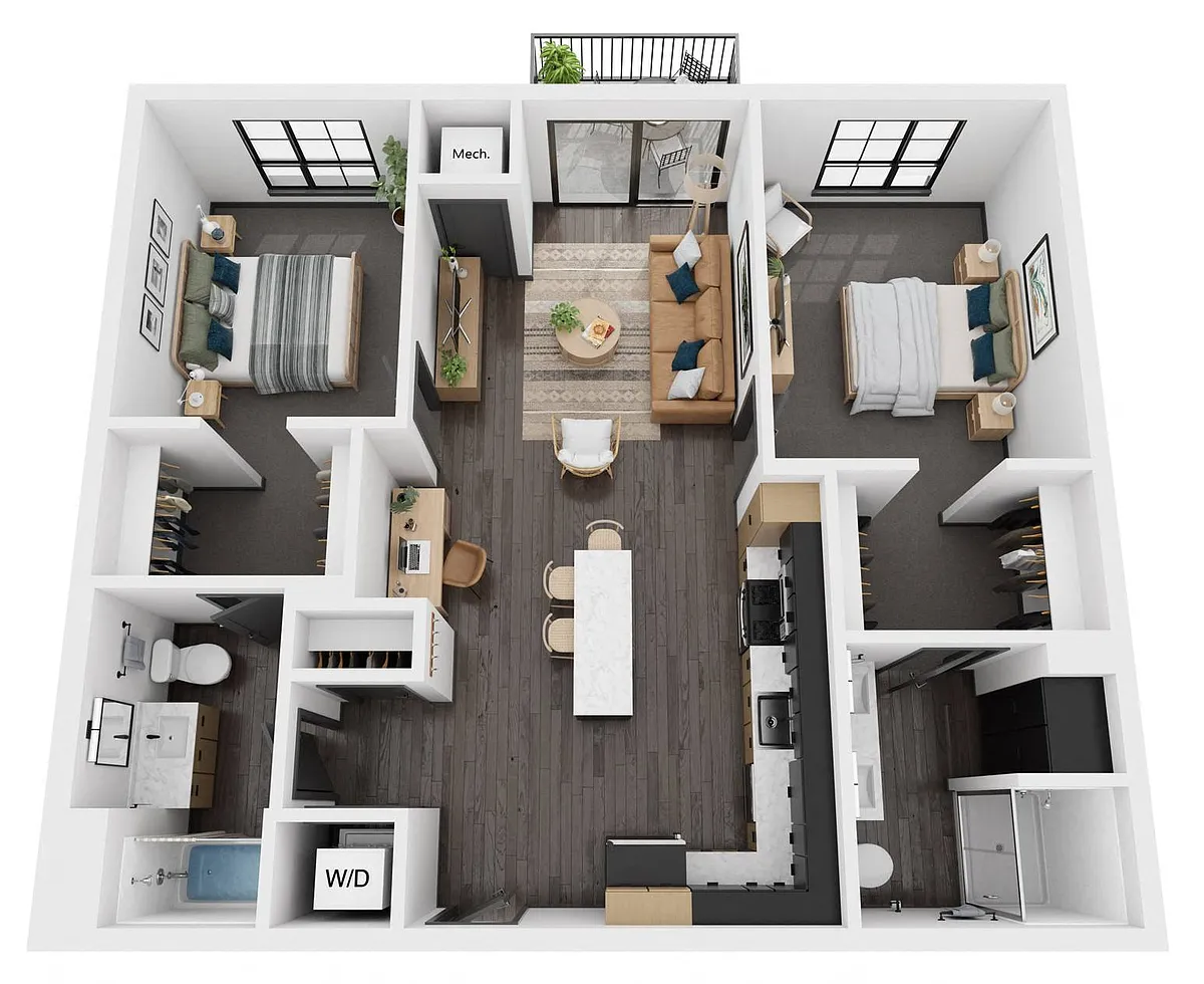 Floor plan Birch2 / 1024