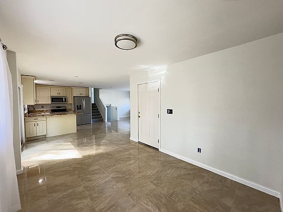 Dining area beautiful new tile floor