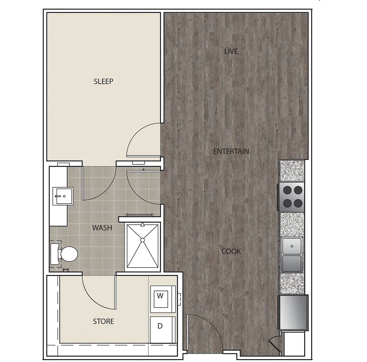 Floor plan 1A