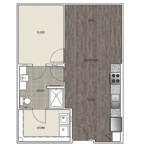 Floor plan 1A