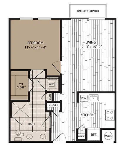 Floor plan A3 Essential Housing