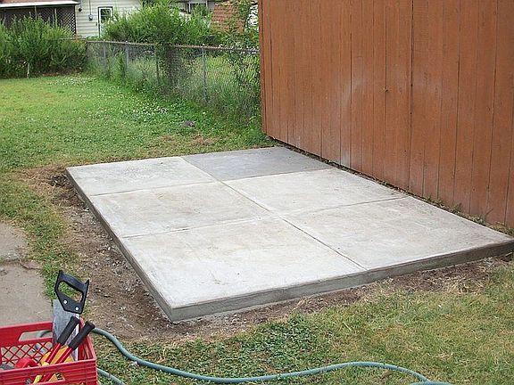 12 X 8 back yard Patio