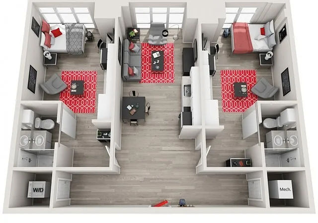 Floor plan Studio Suite