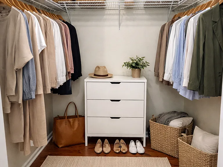 Bedroom #3 closet