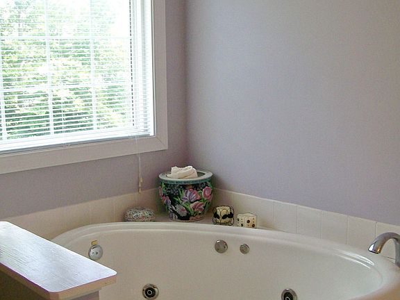 Jetted spa-like tub in Master Bath