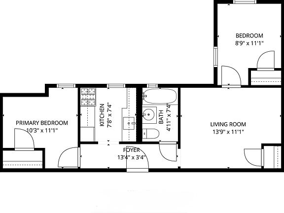 2nd image of 350 W 110th St APT 3C