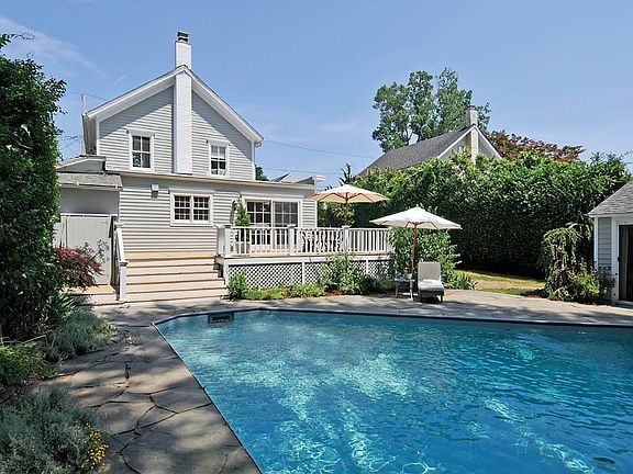 Rear view with pool
