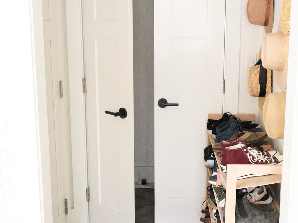 Storage Closet and Garage Door
