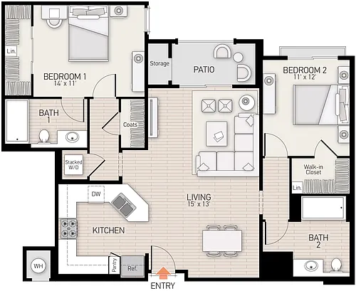 Floor plan Plan R