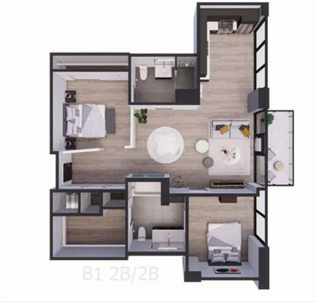 Floor plan B1