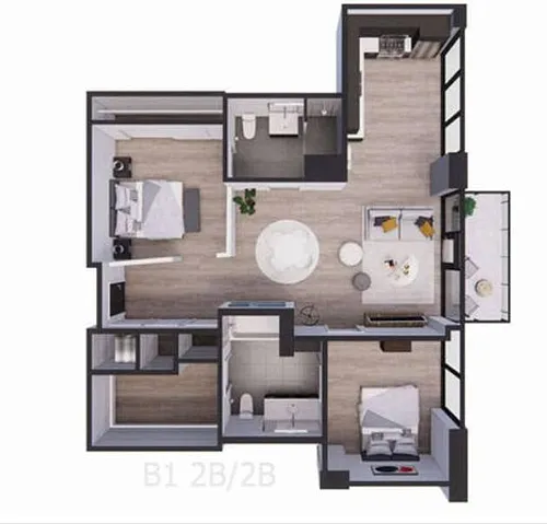Floor plan B1