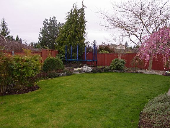 Rear of property