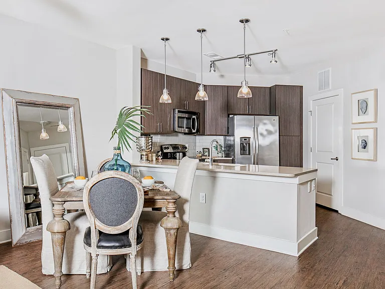 Kitchen and dining room