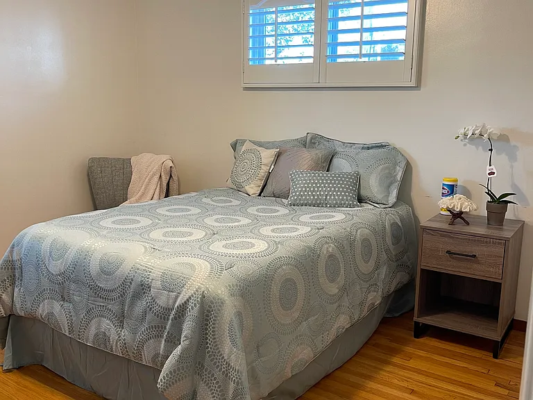 Second bedroom is 775 a month utilities are $100 a month kitchen privileges and washer and dryer parking or street parking