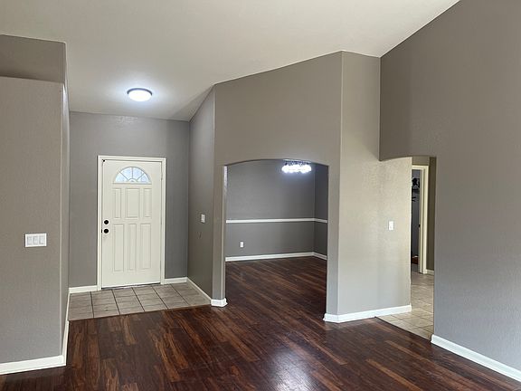 Living room and formal dining room