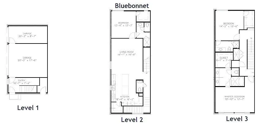 Floor plan Bluebonnet