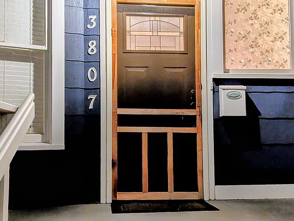 Front Door evening view