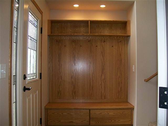 Built ins in foyer