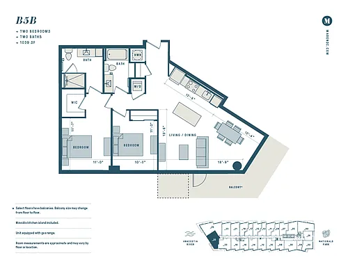 Floor plan B5B