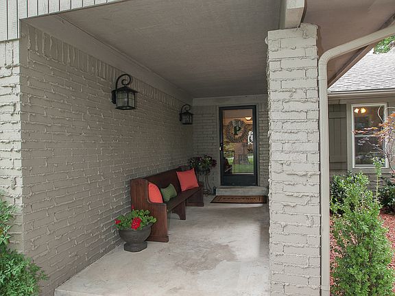 Inviting front porch