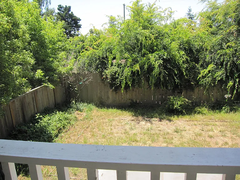 Backyard from Master bedroom