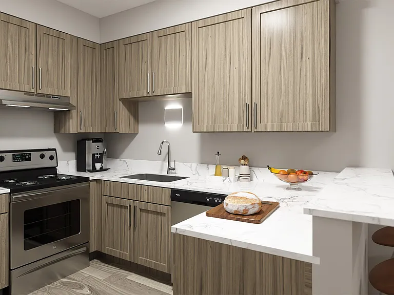Renovated apartment homes at Lakeside Village Apartments in Clinton Township, MI.