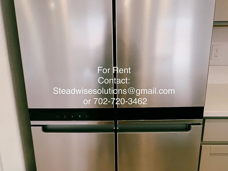 Brand new stainless steel appliances