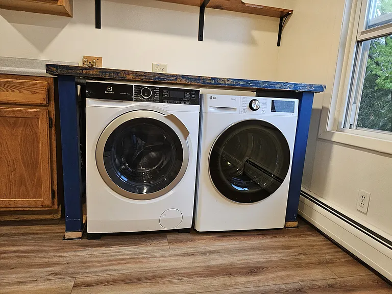Energy Efficient washer and ventless dryer.