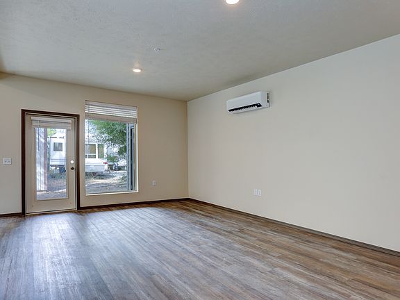 large living space with mini split providing AC and heat