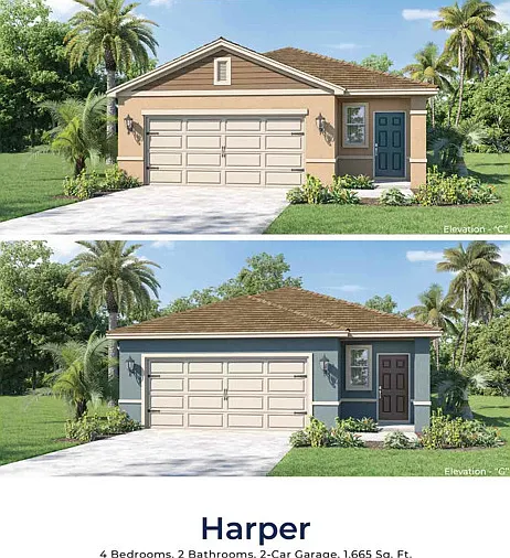 Harper Floor Plan Rendering Harper Floor Plan Rendering