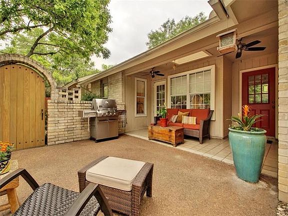 The courtyard is an amazing space to relax!