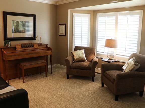 Living room, shutters