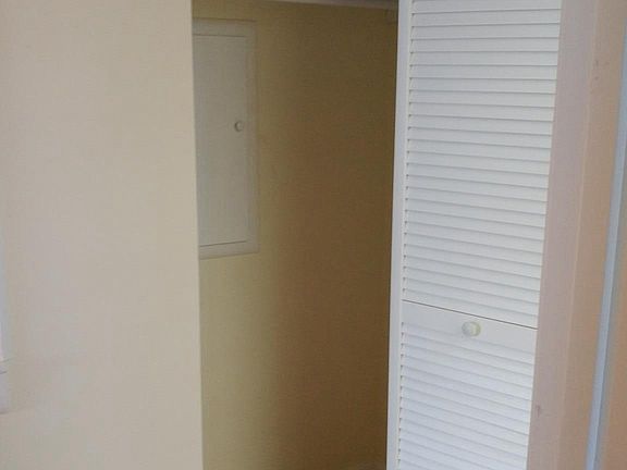 Upstairs hallway closet