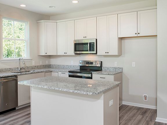 Kitchen with ample cabinet space