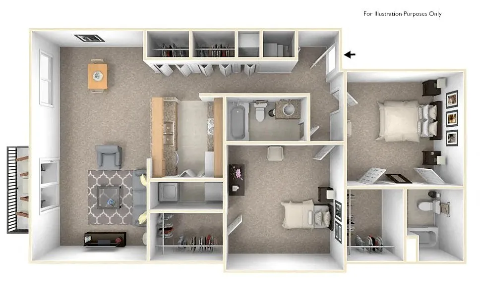 Floor plan Poinsettia