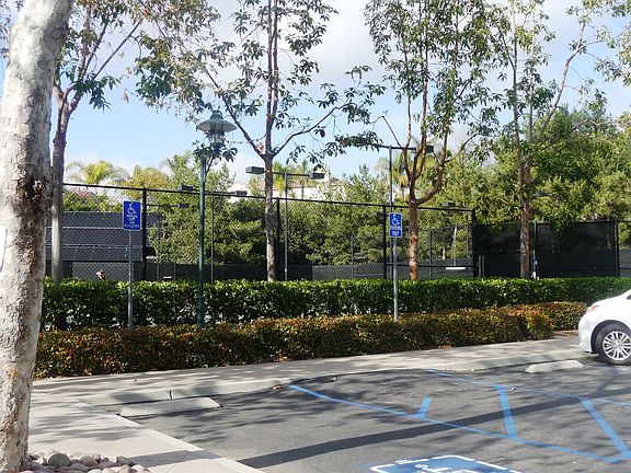 One of two  tennis courts 