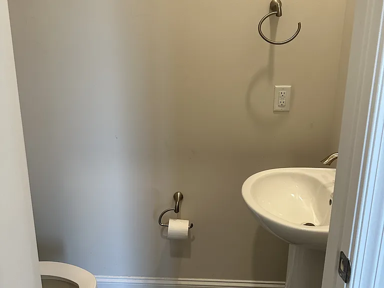 Half bath off kitchen