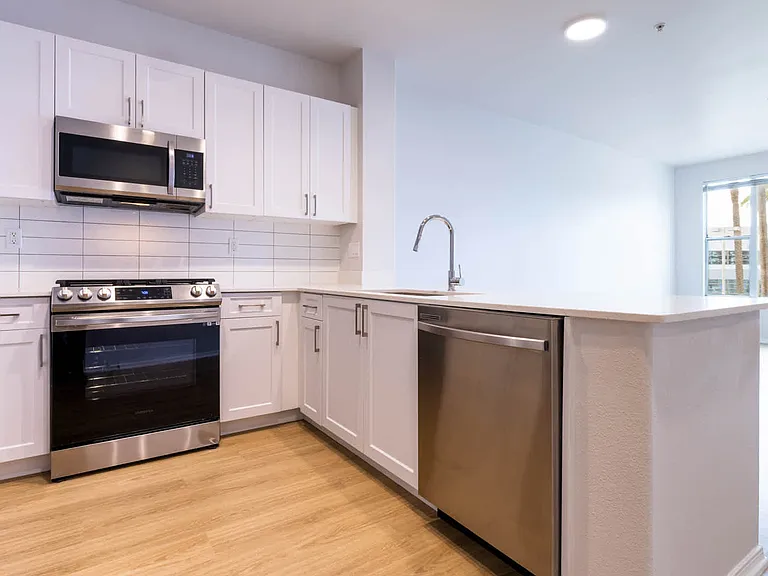 New Renovated Kitchen with Stainless Steel Appliances