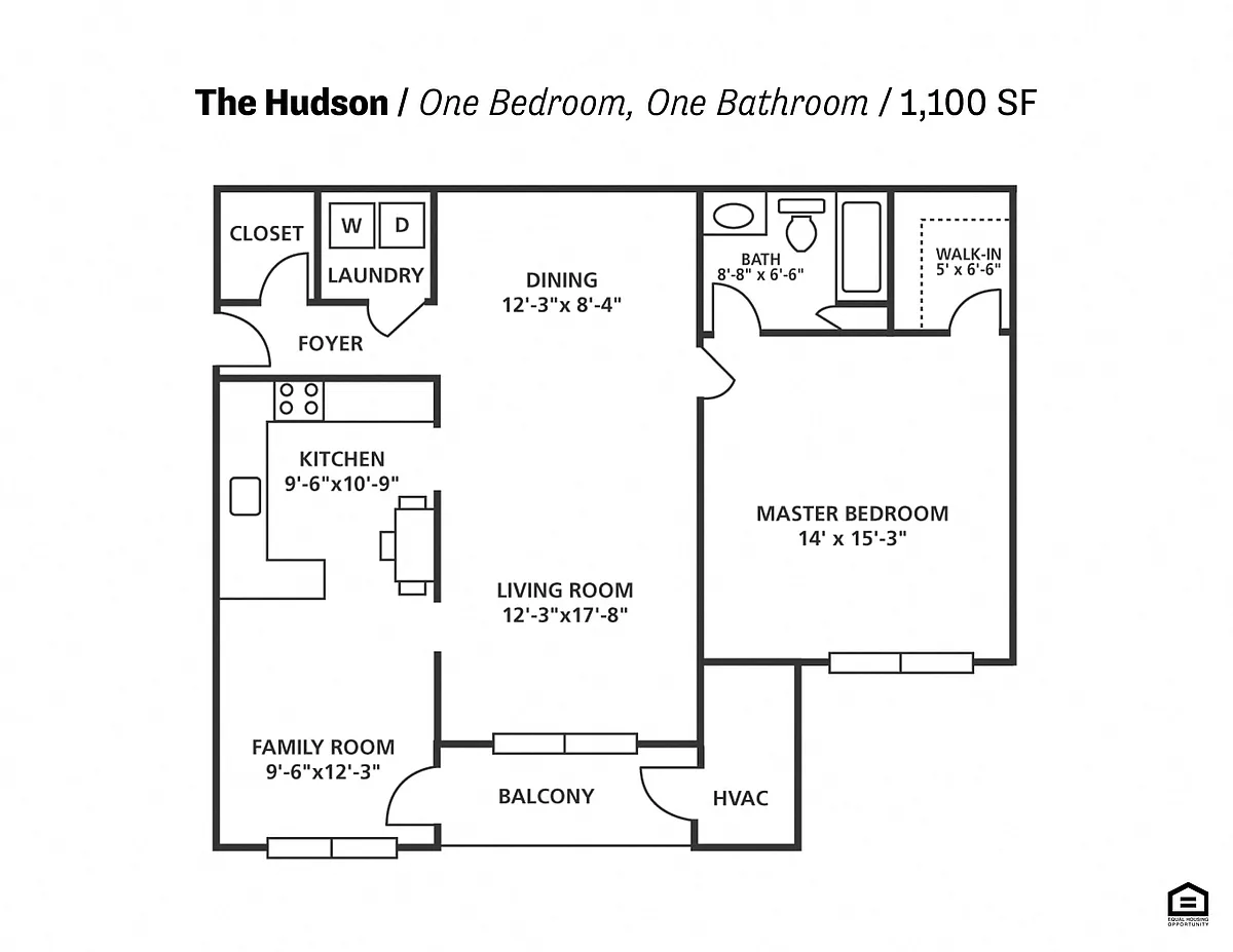 Floor plan The Hudson