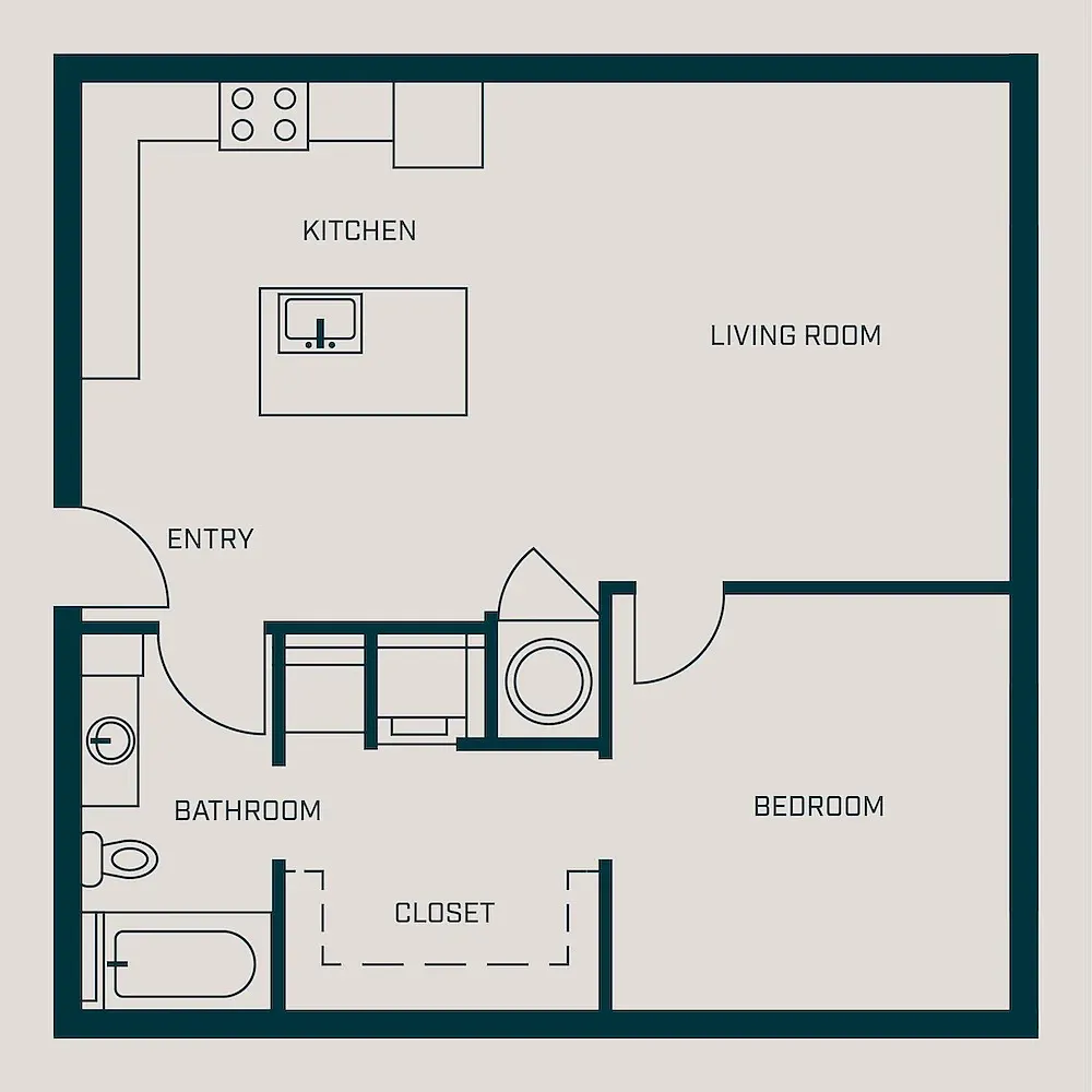 Floor plan The Dodge