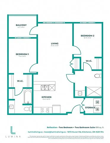 Floor plan B411