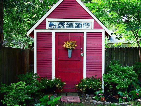 Feel free to use the shed, mudroom/laundry room (not pictured), or the large basement and attic for storage :)
