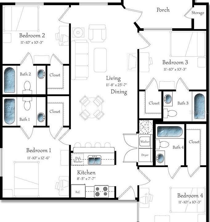 1st image of 4000 SW 23rd St APT 6-201