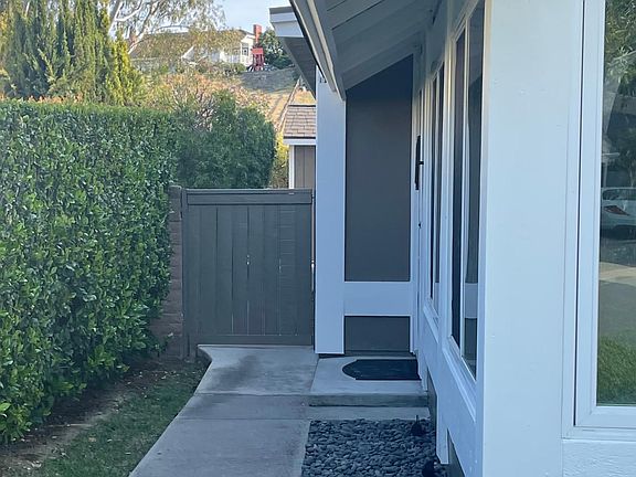 Walk way to the front door