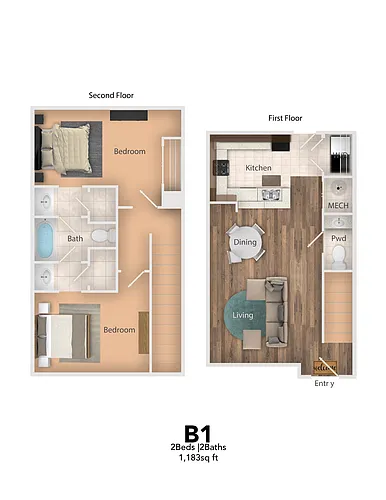 Floor plan B1