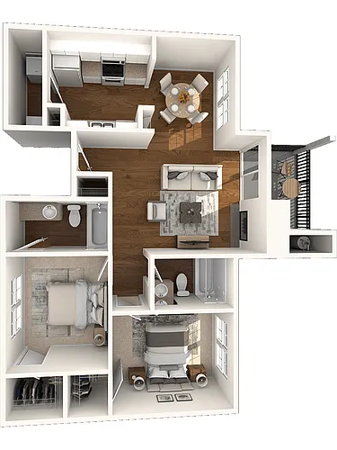 Floor plan Balcones