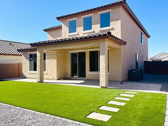 Safe, low-maintenance artificial turf.