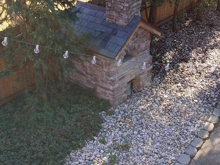 Backyard from above
