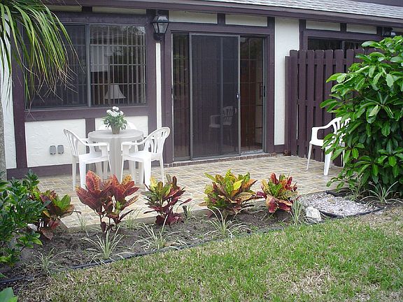 Rear patio